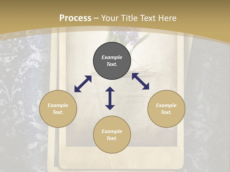 Denim Grunge PowerPoint Template