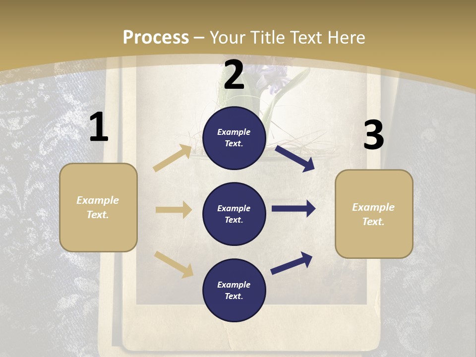 Denim Grunge PowerPoint Template