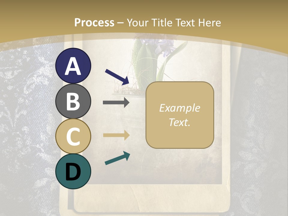 Denim Grunge PowerPoint Template