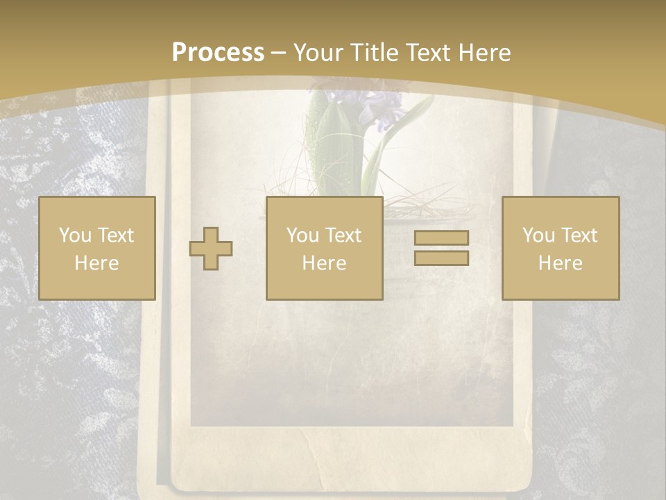 Denim Grunge PowerPoint Template