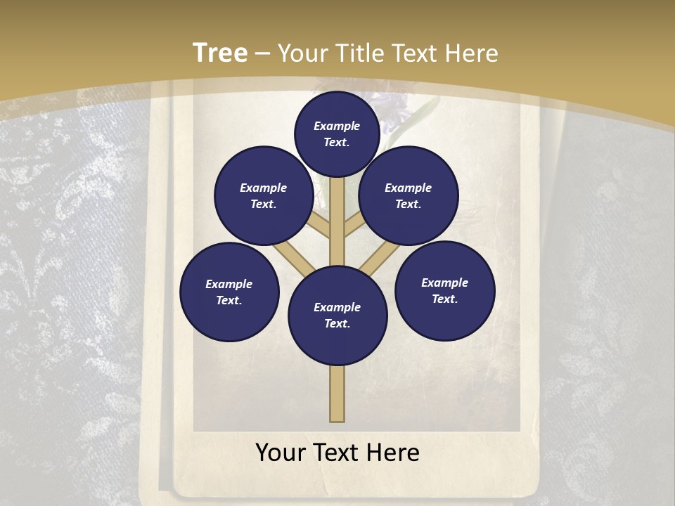 Denim Grunge PowerPoint Template