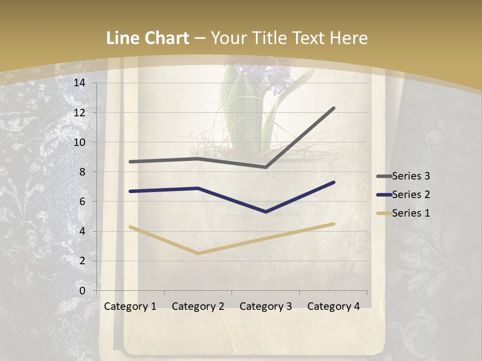 Denim Grunge PowerPoint Template