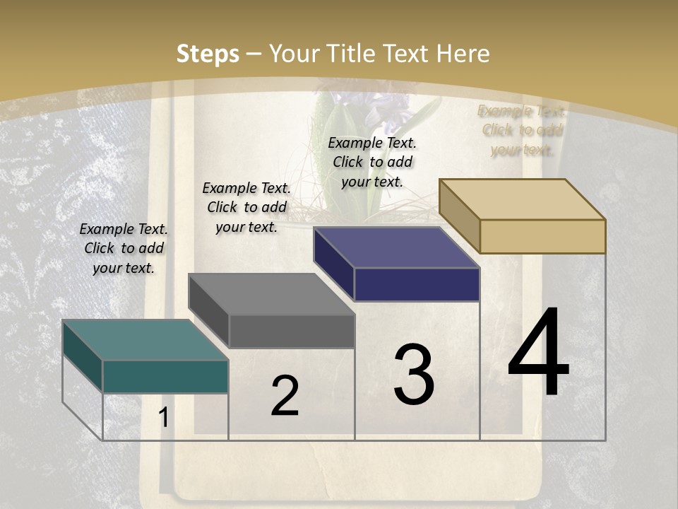 Denim Grunge PowerPoint Template