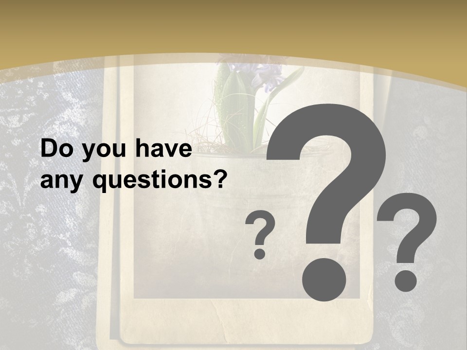 Denim Grunge PowerPoint Template