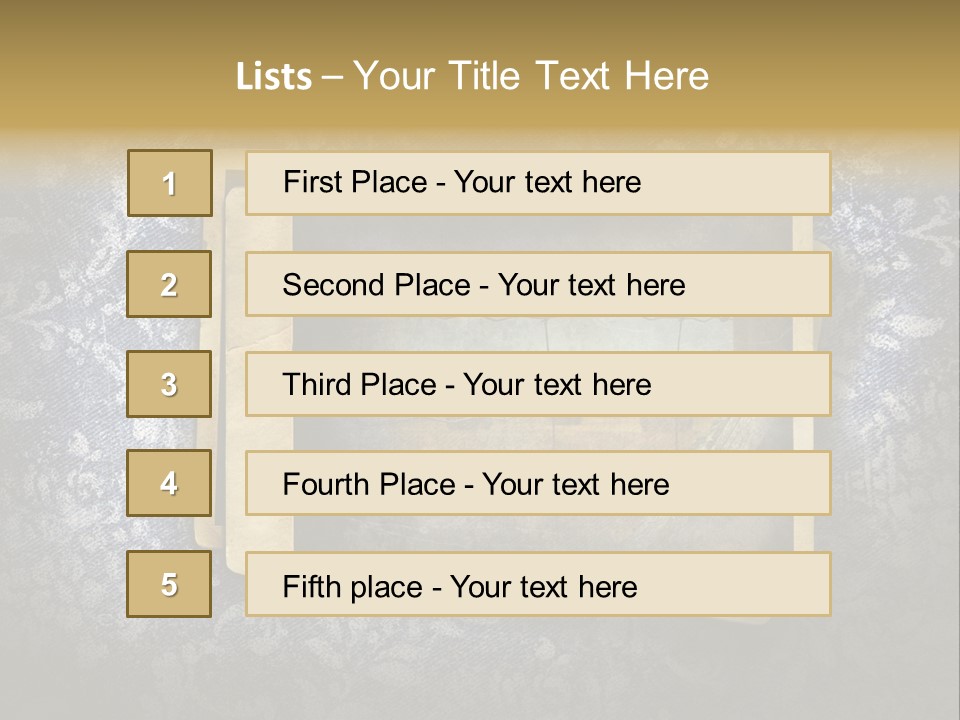 Blank Note Text PowerPoint Template