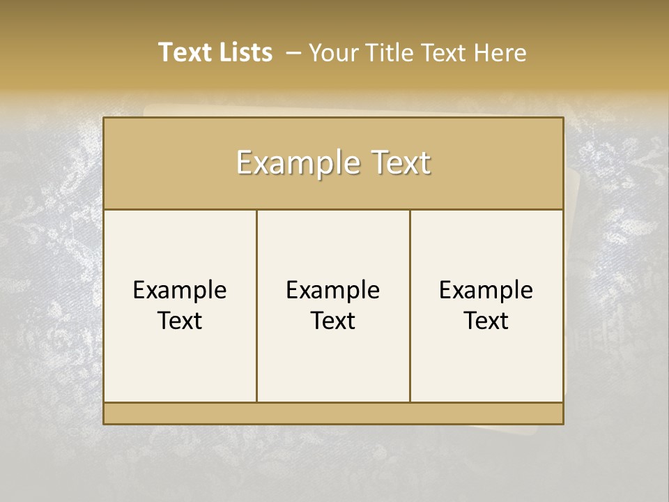 Blank Note Text PowerPoint Template