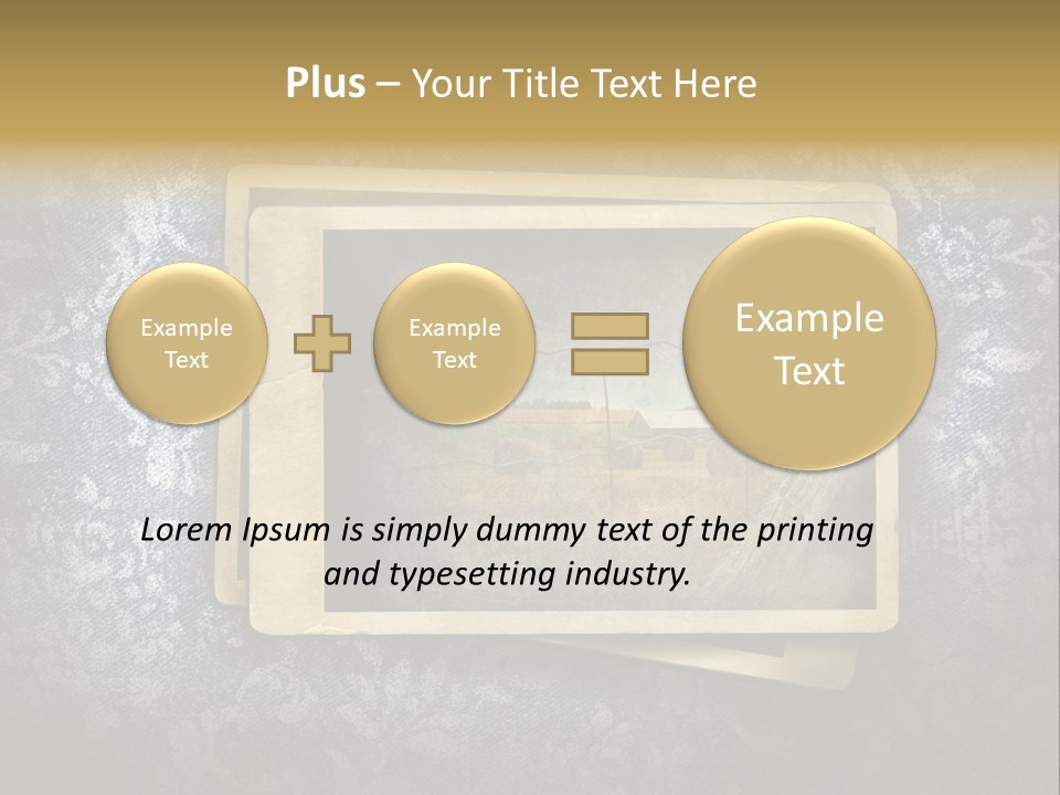 Blank Note Text PowerPoint Template