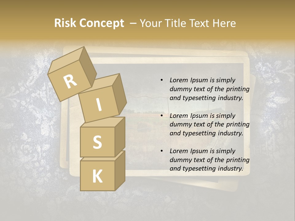 Blank Note Text PowerPoint Template