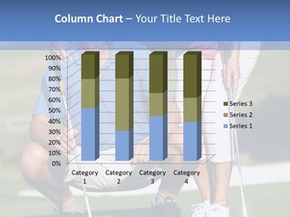 Couple Golfing PowerPoint Template