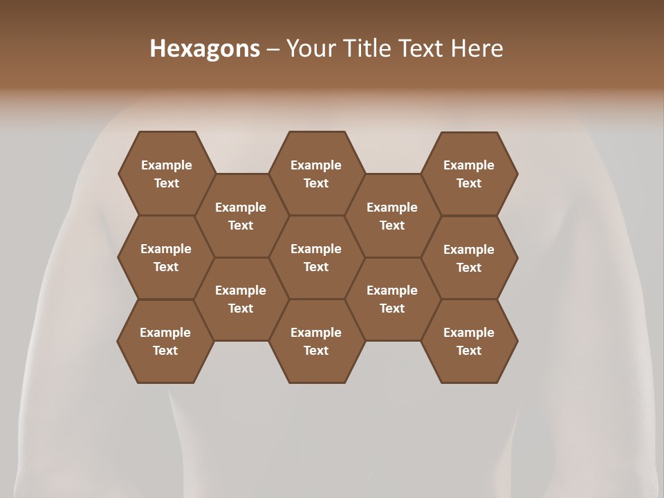 Man With Flowers PowerPoint Template