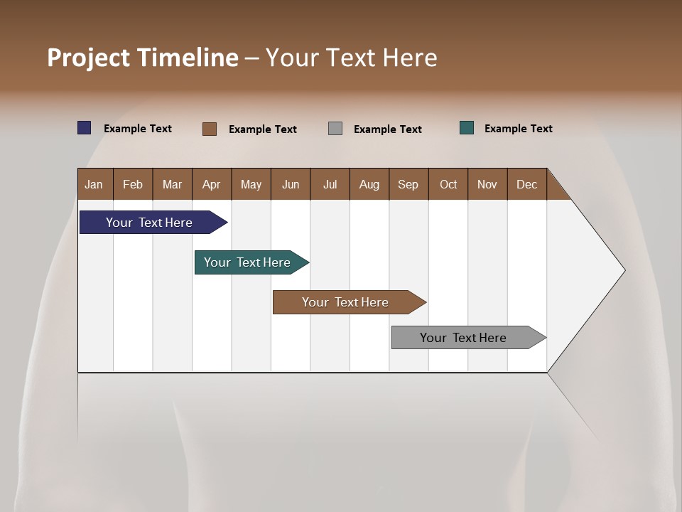 Man With Flowers PowerPoint Template