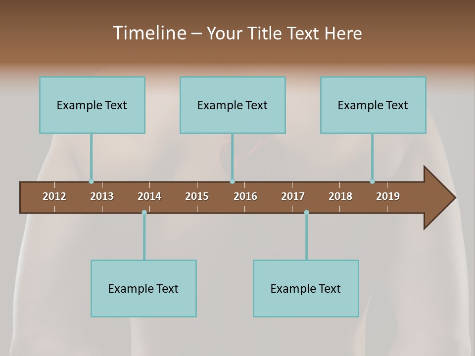 Man With Flowers PowerPoint Template