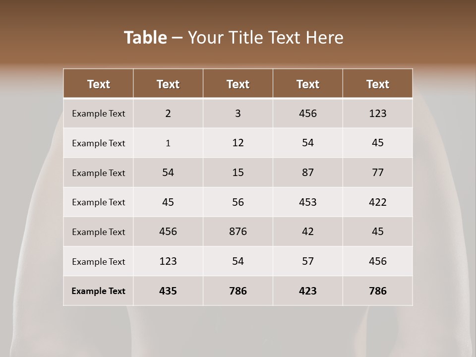 Man With Flowers PowerPoint Template