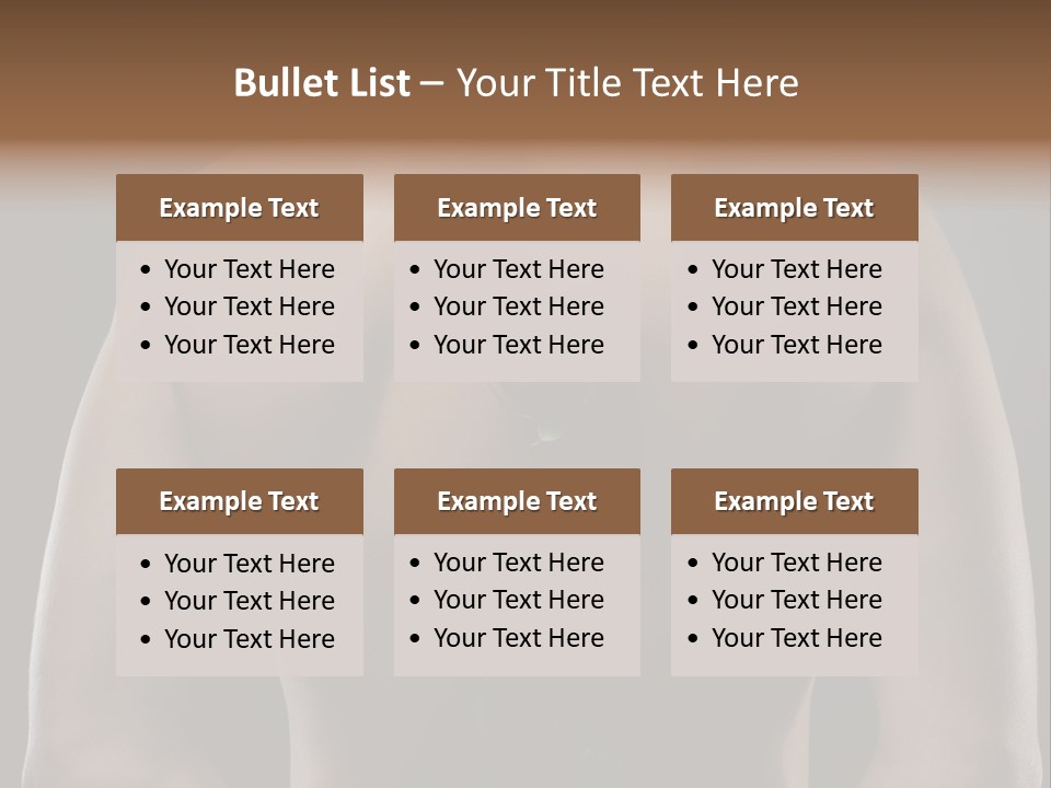 Man With Flowers PowerPoint Template