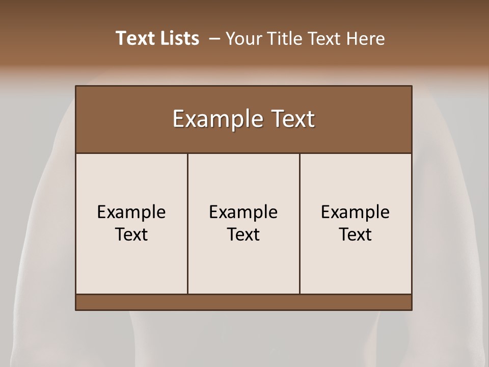 Man With Flowers PowerPoint Template