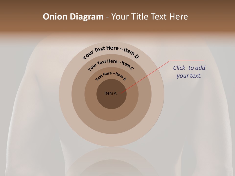 Man With Flowers PowerPoint Template
