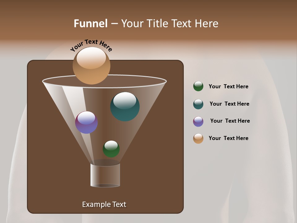 Man With Flowers PowerPoint Template