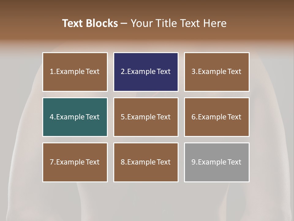 Man With Flowers PowerPoint Template