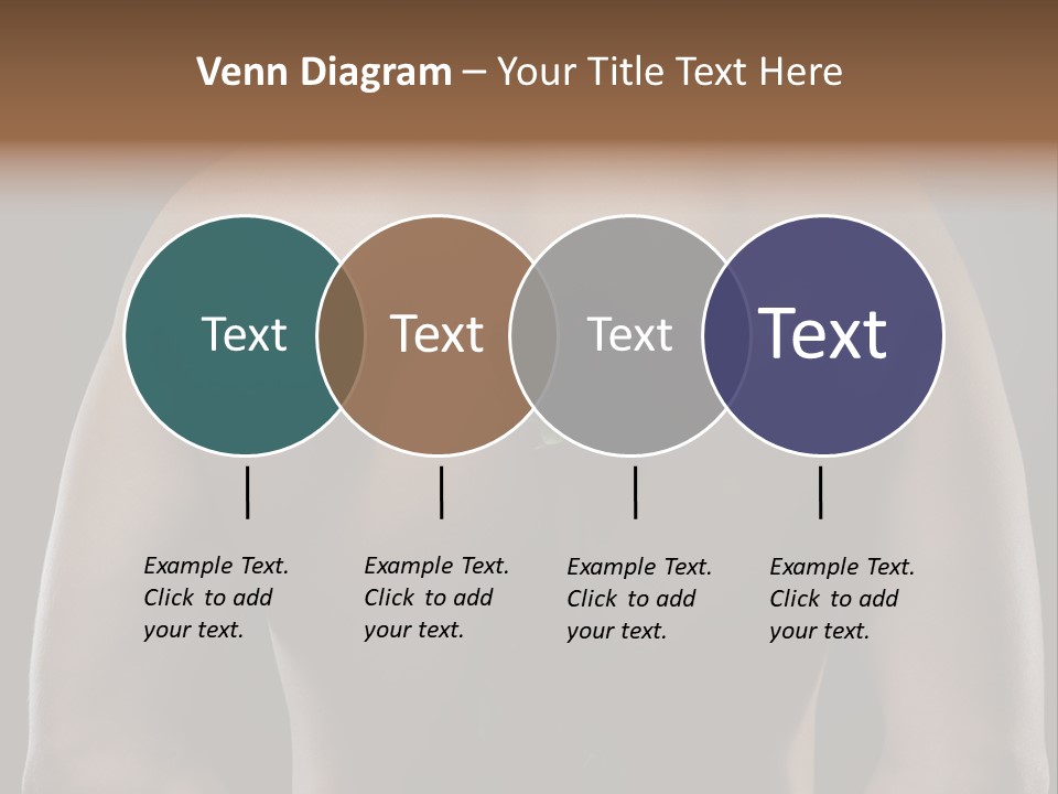 Man With Flowers PowerPoint Template