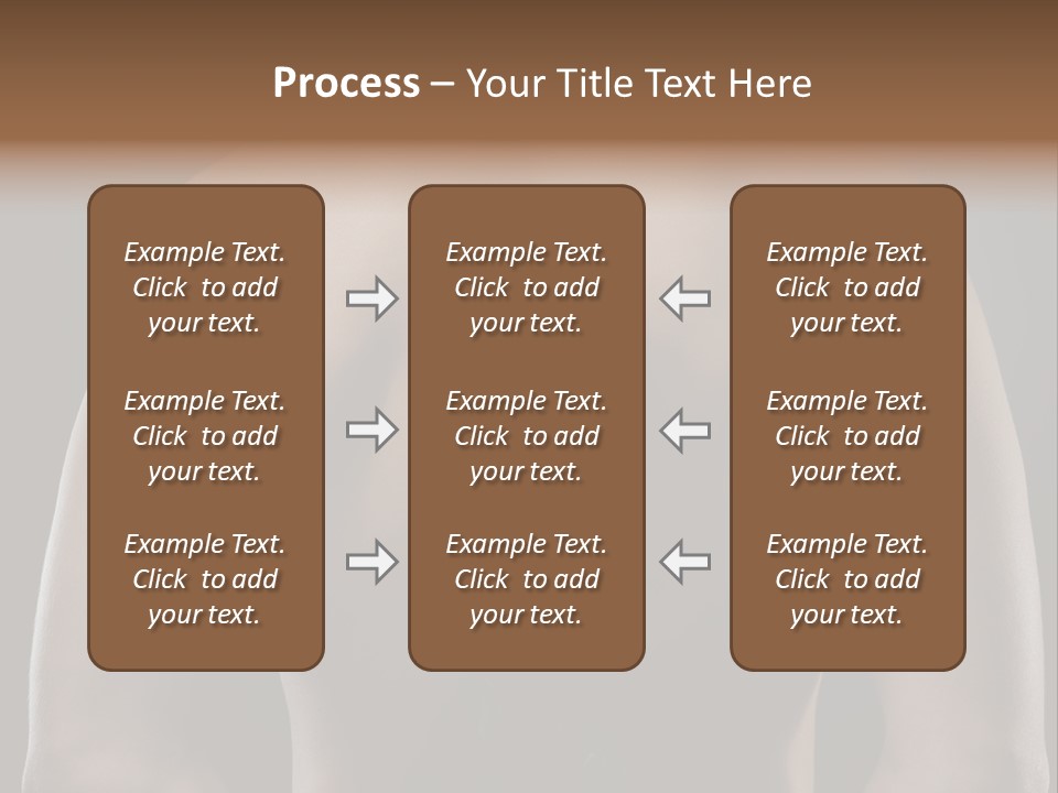 Man With Flowers PowerPoint Template