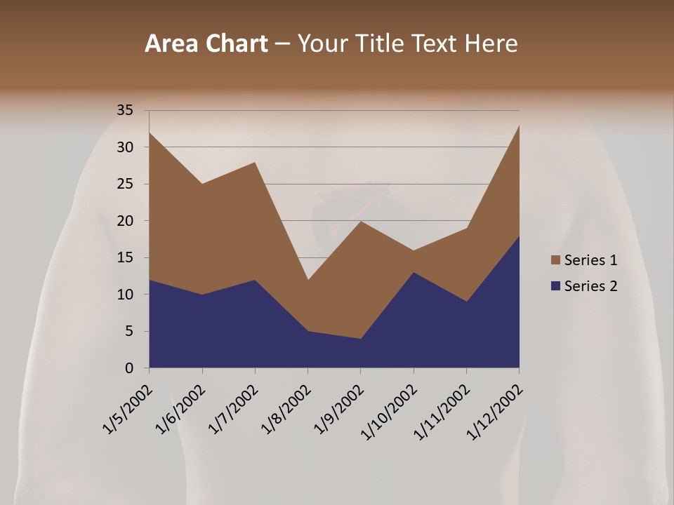 Man With Flowers PowerPoint Template