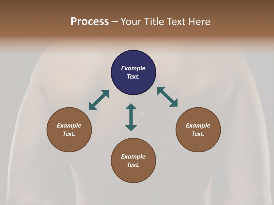 Man With Flowers PowerPoint Template