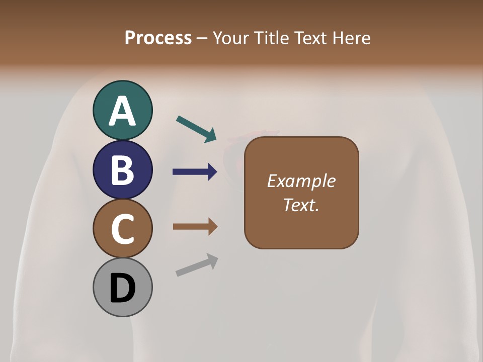 Man With Flowers PowerPoint Template