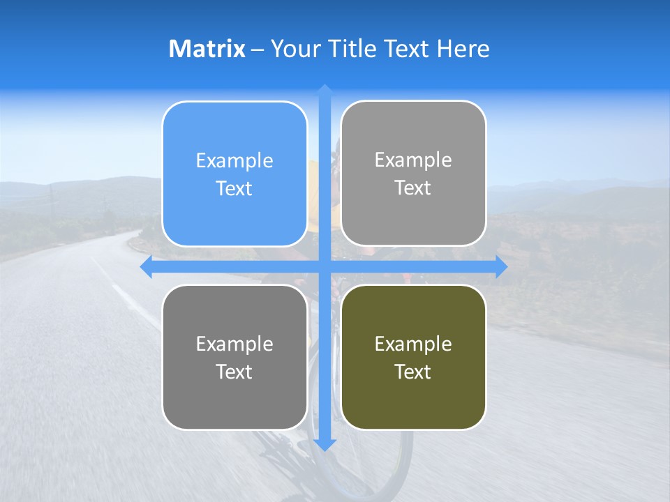 Road Biking PowerPoint Template