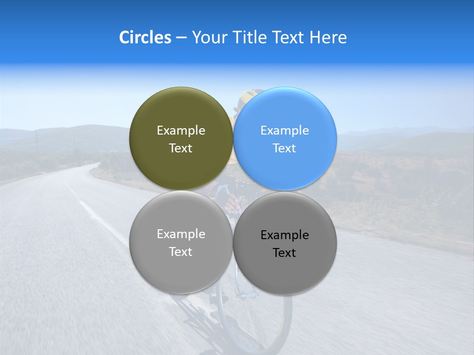 Road Biking PowerPoint Template