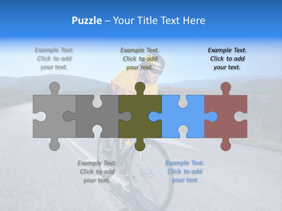 Road Biking PowerPoint Template