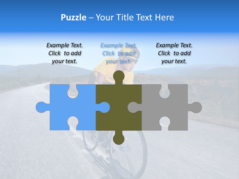 Road Biking PowerPoint Template