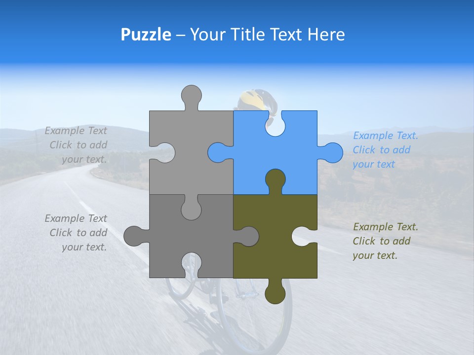 Road Biking PowerPoint Template