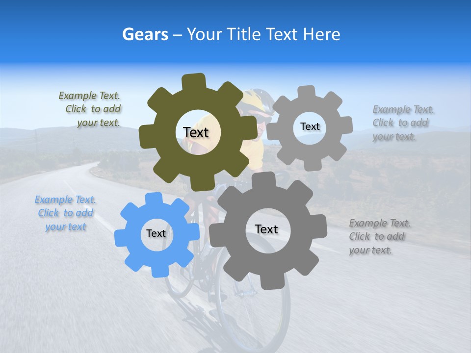 Road Biking PowerPoint Template