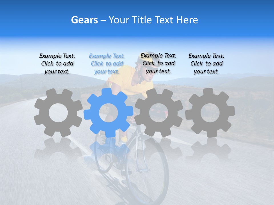 Road Biking PowerPoint Template