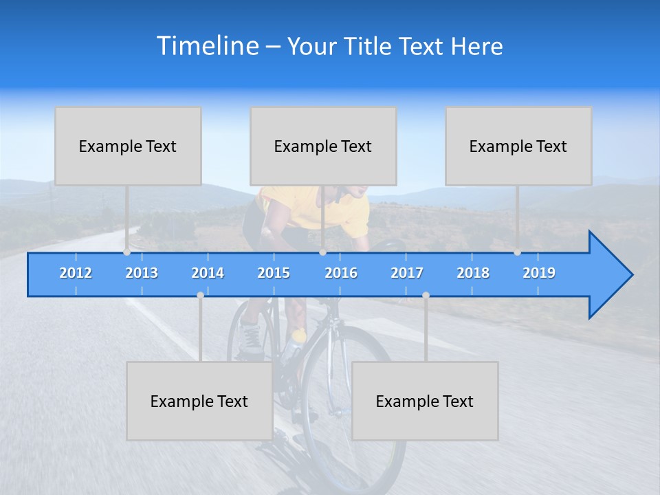 Road Biking PowerPoint Template