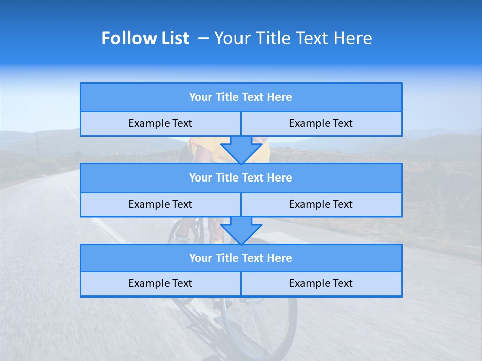 Road Biking PowerPoint Template
