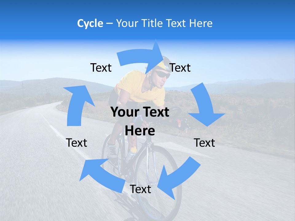 Road Biking PowerPoint Template