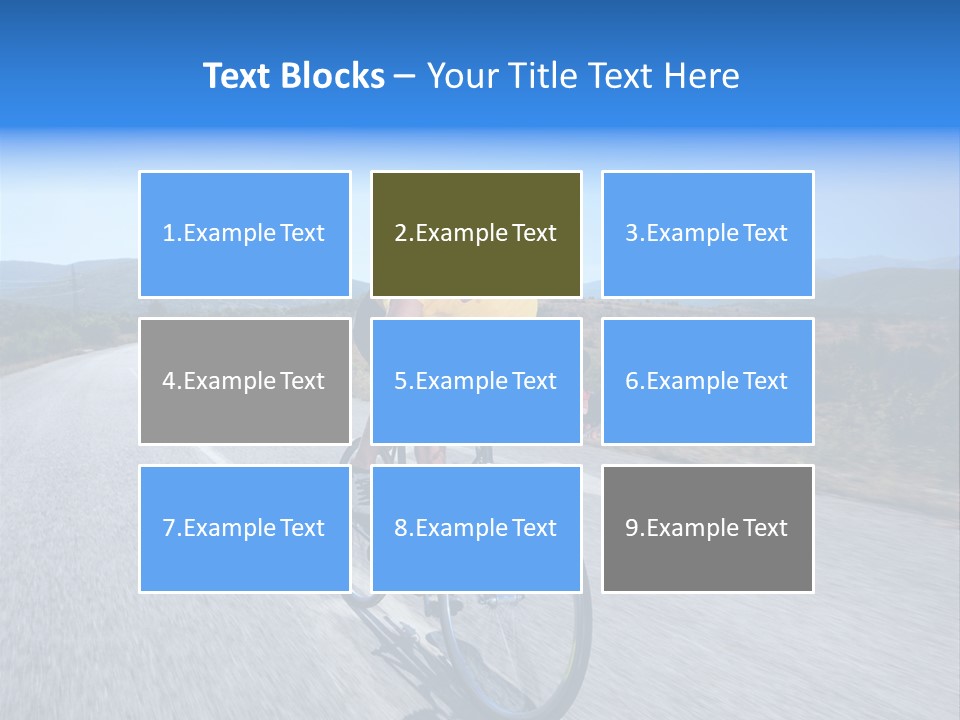 Road Biking PowerPoint Template