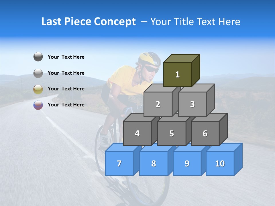 Road Biking PowerPoint Template