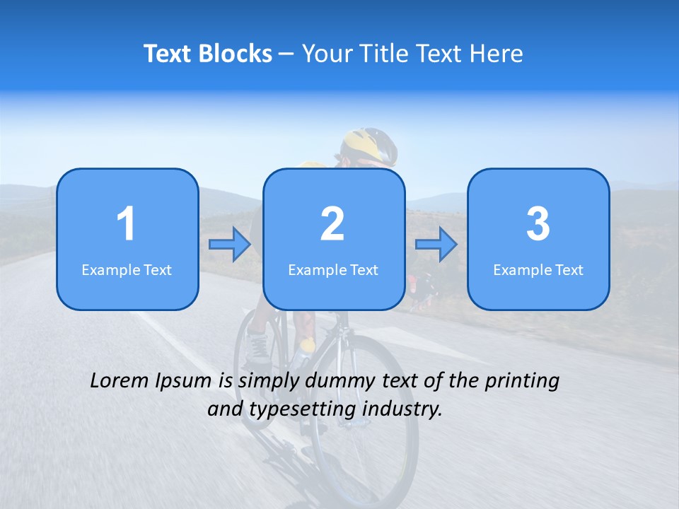 Road Biking PowerPoint Template