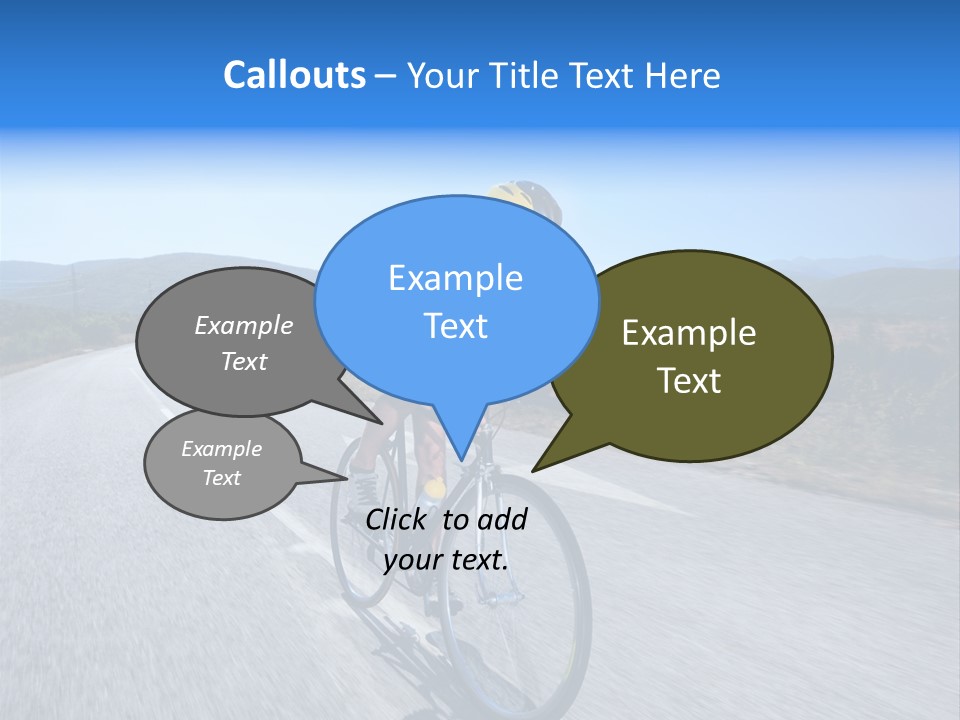 Road Biking PowerPoint Template