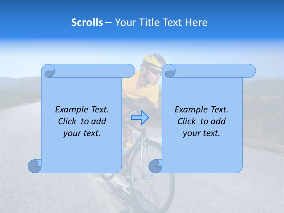 Road Biking PowerPoint Template