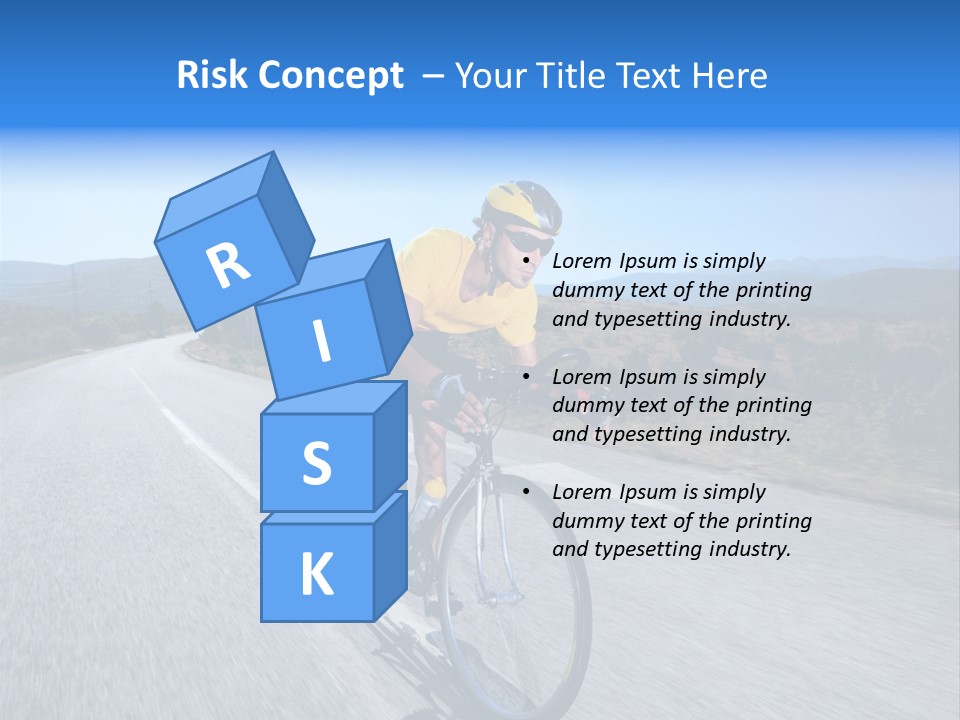 Road Biking PowerPoint Template