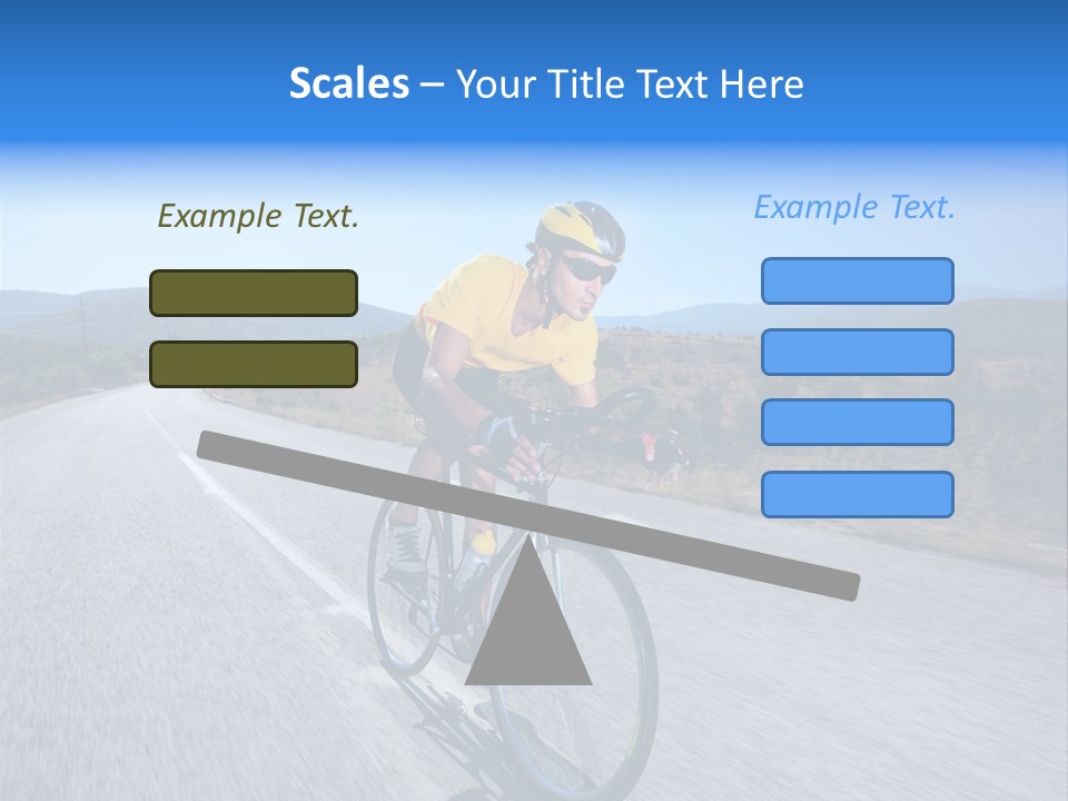 Road Biking PowerPoint Template