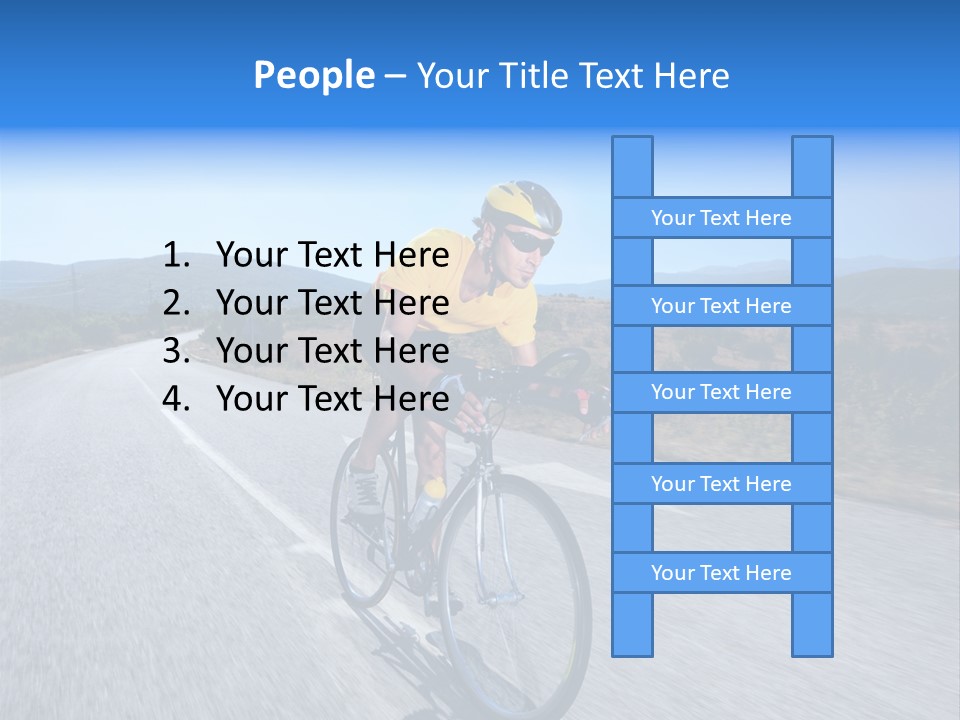 Road Biking PowerPoint Template