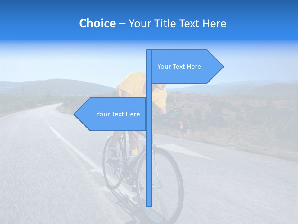 Road Biking PowerPoint Template