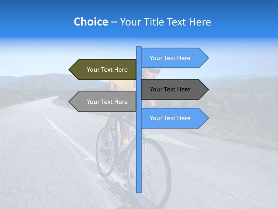Road Biking PowerPoint Template