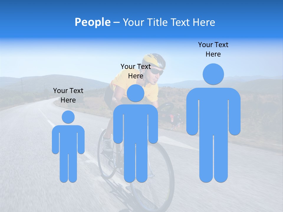 Road Biking PowerPoint Template
