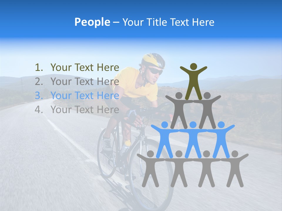 Road Biking PowerPoint Template