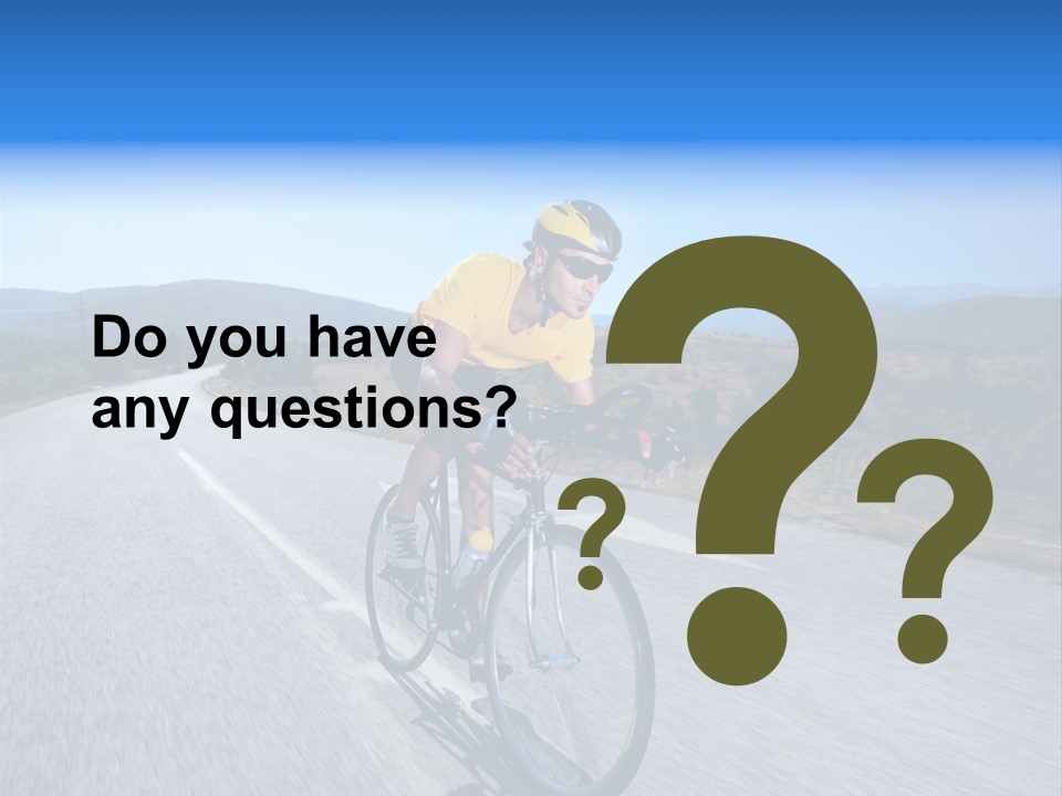Road Biking PowerPoint Template